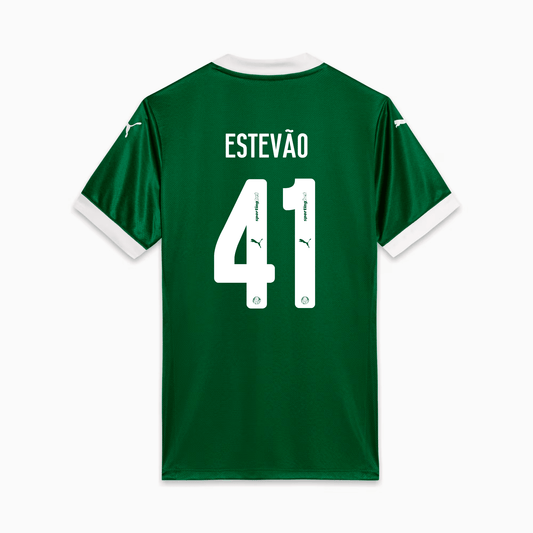 Camisa Puma Palmeiras 2025/26 I - Estevão N° 41